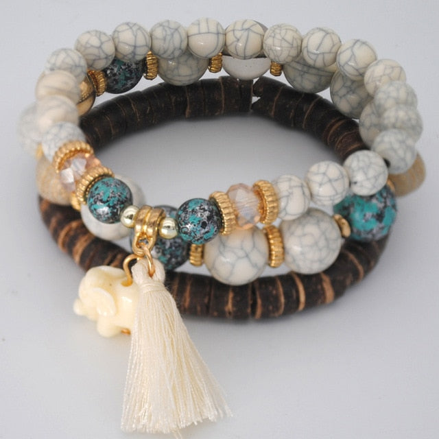 Boho Charm Bracelet Set